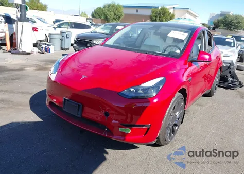 2023 Tesla Model Y Performance Dual Motor All-Wheel Drive из США, поврежденный, VIN 7SAYGDEF2PF700068